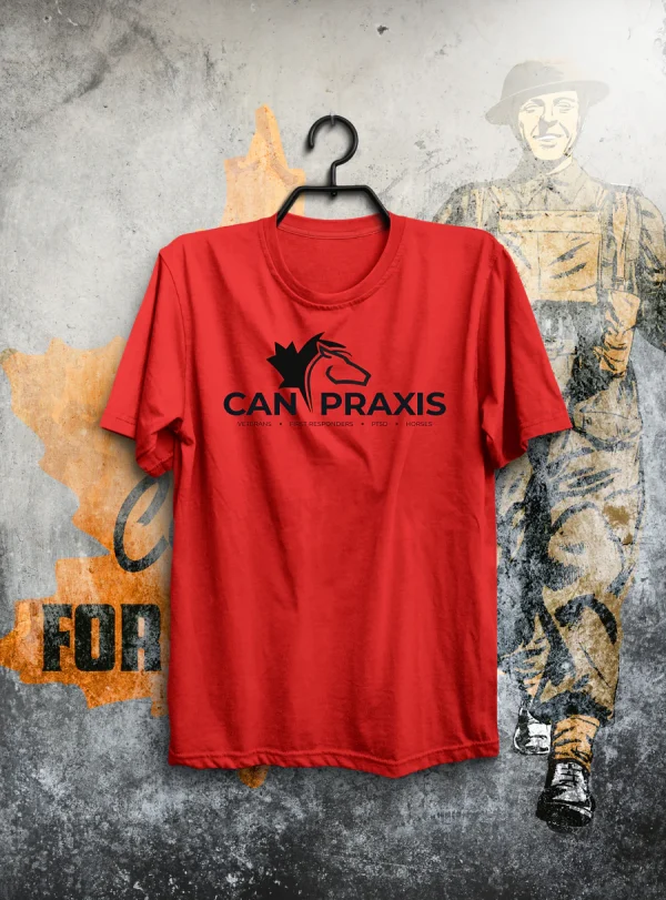 Design By CAN PRAXIS. Printed by CANADA FOR VICTORY in Canada. Wear yours with pride!