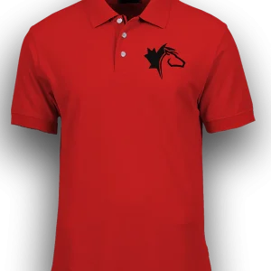 Can Praxis Red Polo Shirt