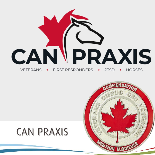 Can Praxis delivers and funds cost-effective, therapeutic programs and opportunities that greatly benefit the well-being of the Canadian Veterans community.